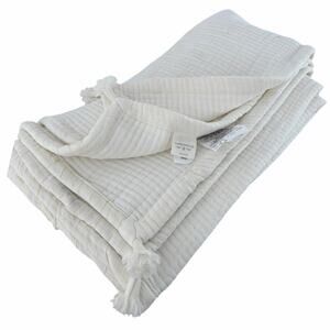 Threshold ivory Quilted layering Bedding Modern Minimalist Design-Queen/king